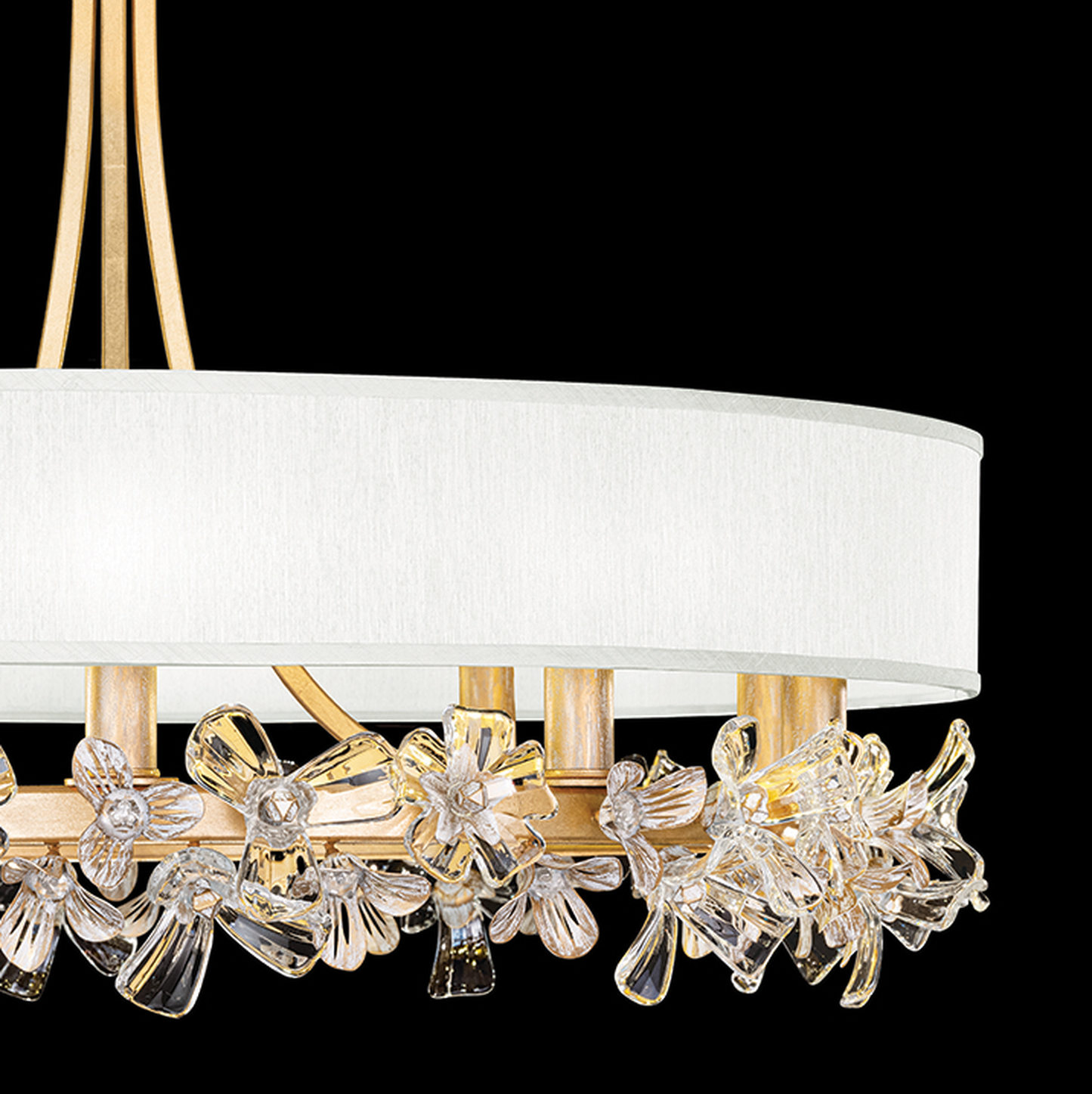 Fine Art Azu 34.5" Round Chandelier with Shade STK