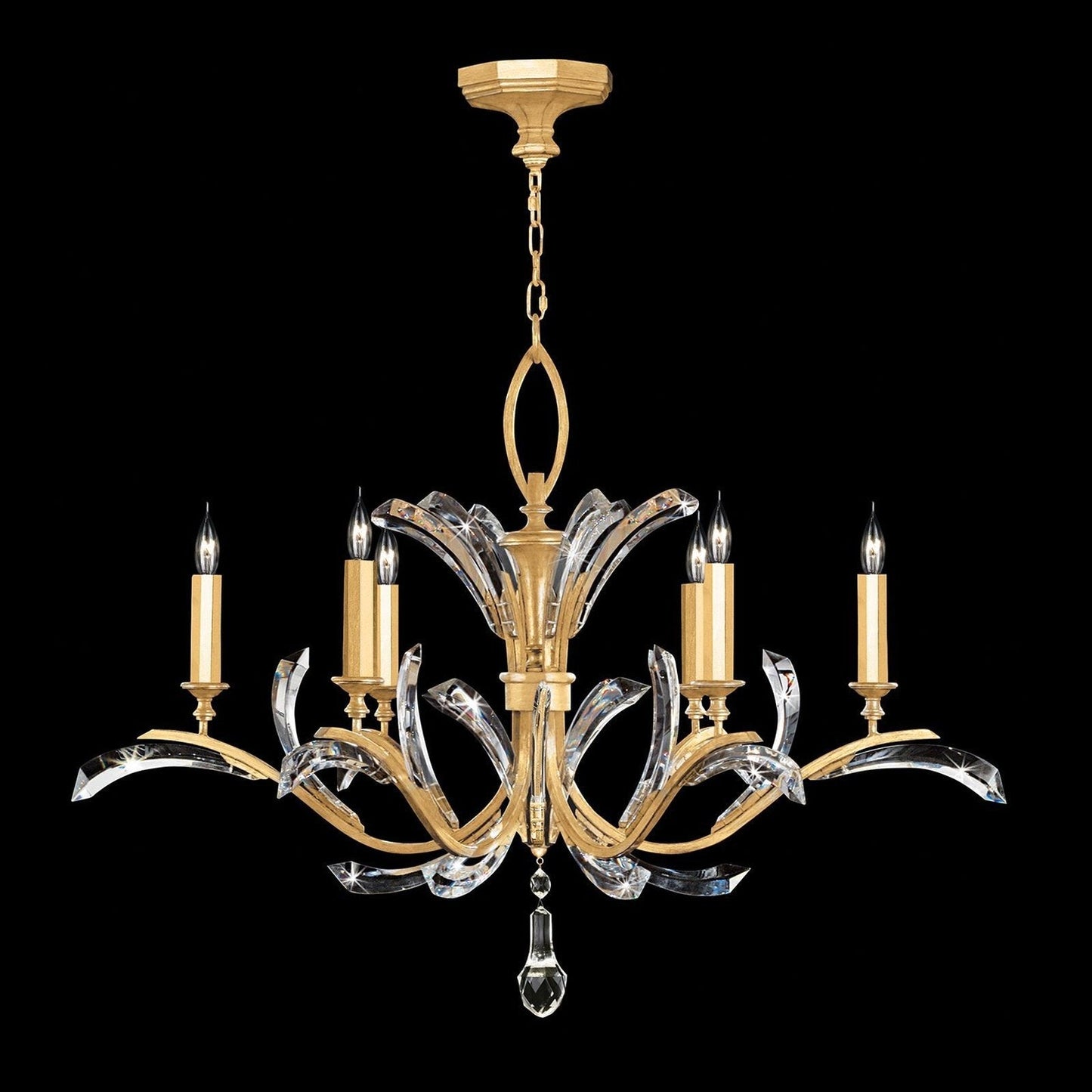 Fine Art Beveled Arcs 42" Chandelier STK