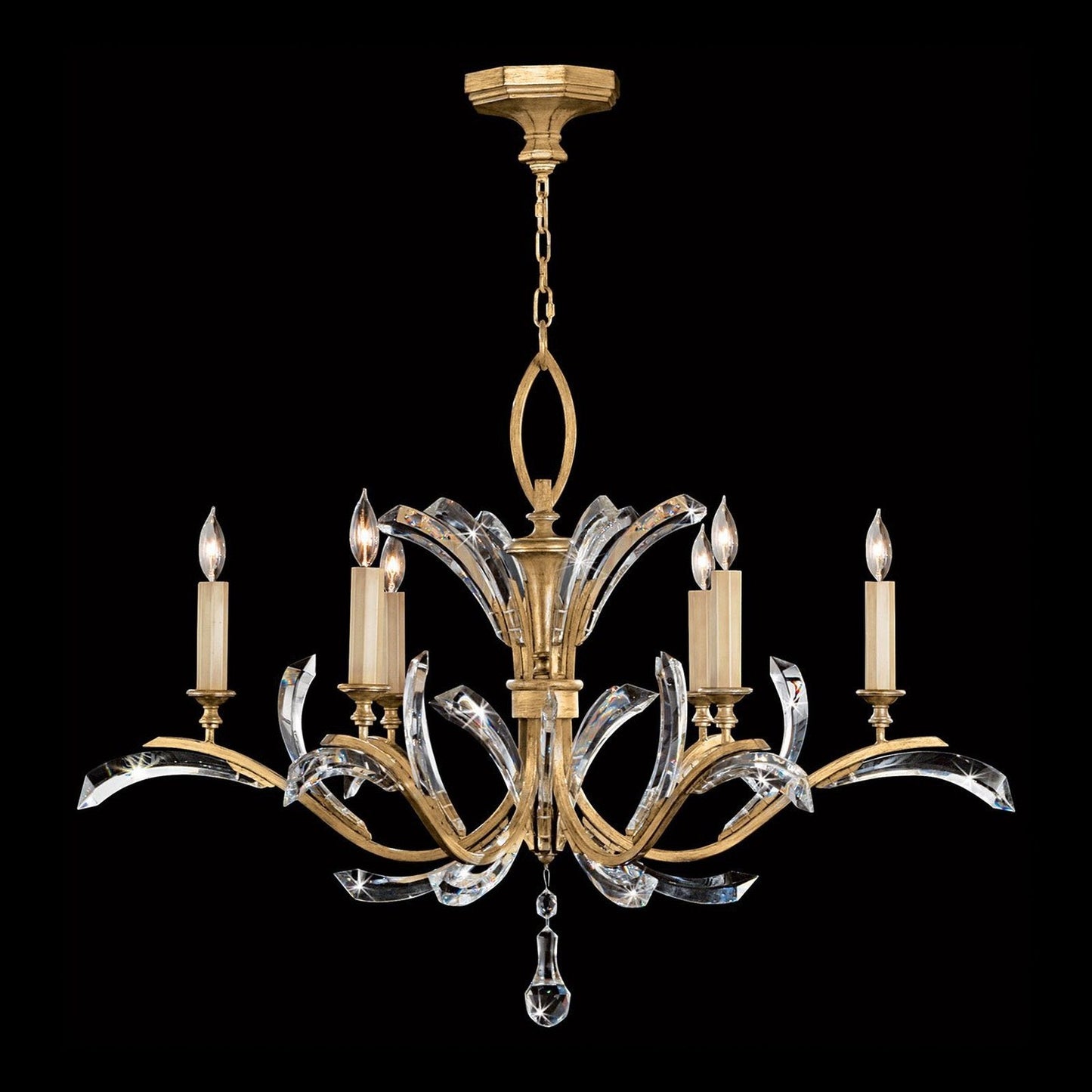 Fine Art Beveled Arcs 42" Chandelier STK