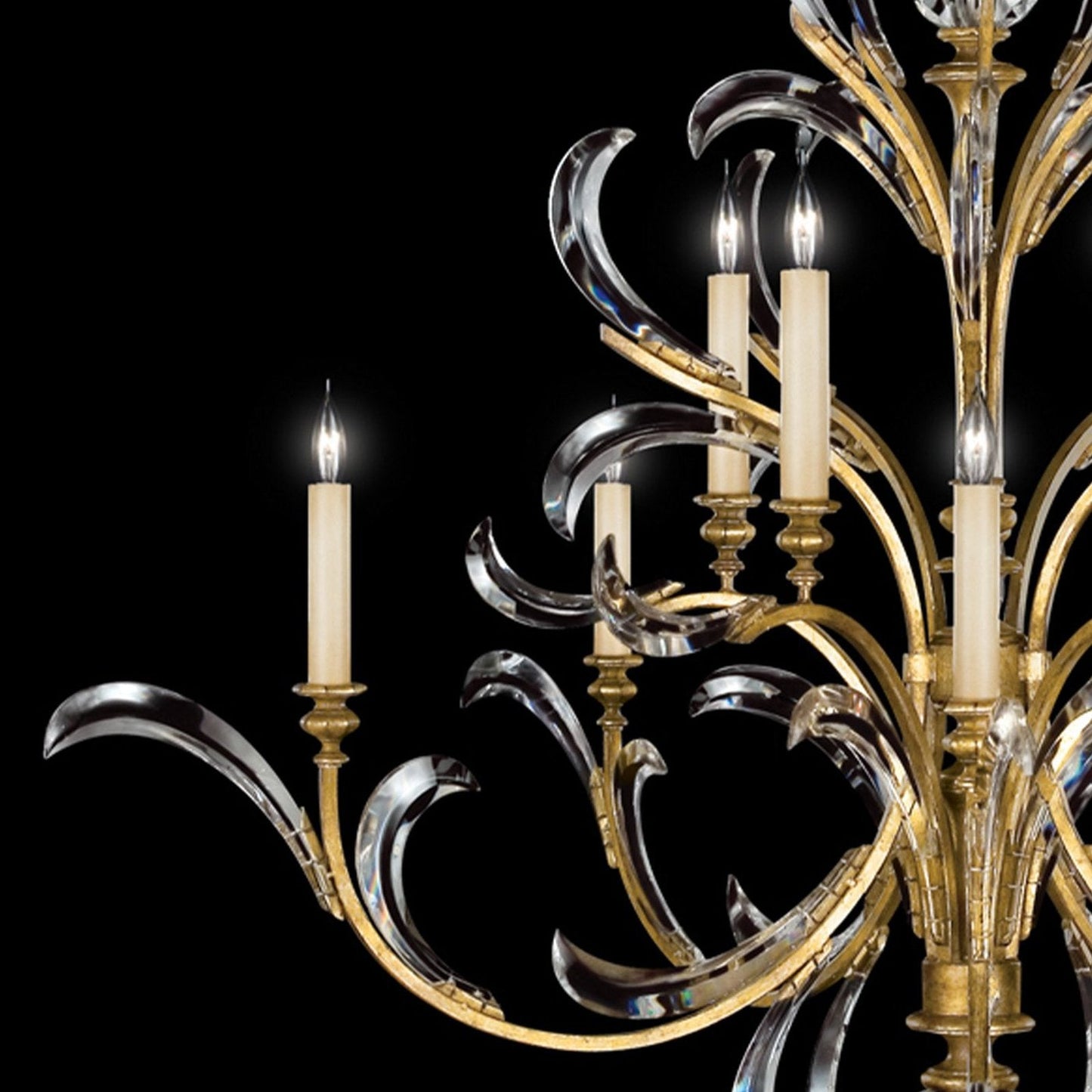 Fine Art Beveled Arcs 56" Round Chandelier STK