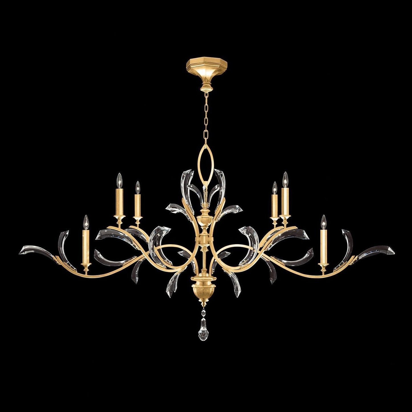Fine Art Beveled Arcs 74" Chandelier STK