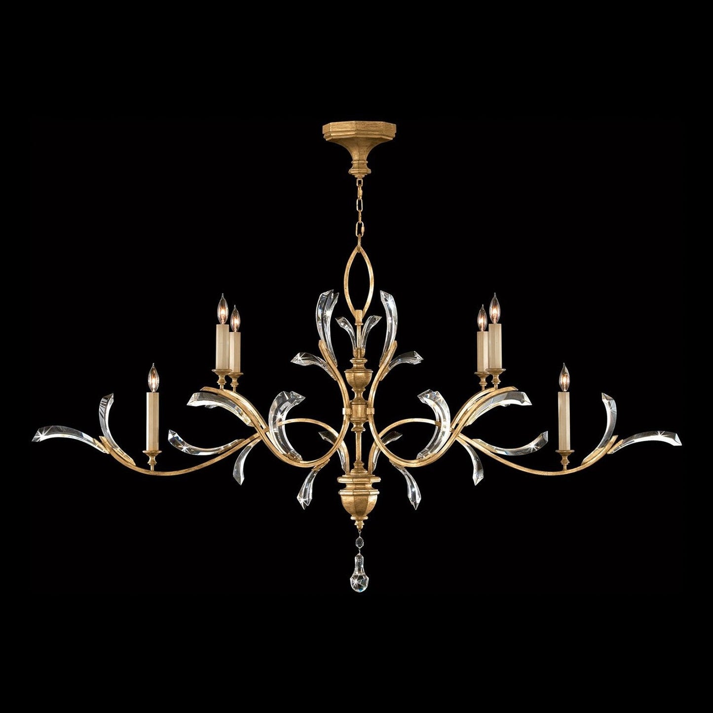 Fine Art Beveled Arcs 74" Chandelier STK