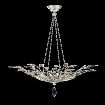Fine Art Crystal Laurel 35" Round Pendant