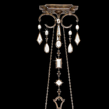 Fine Art Encased Gems 50" Oval Chandelier STK