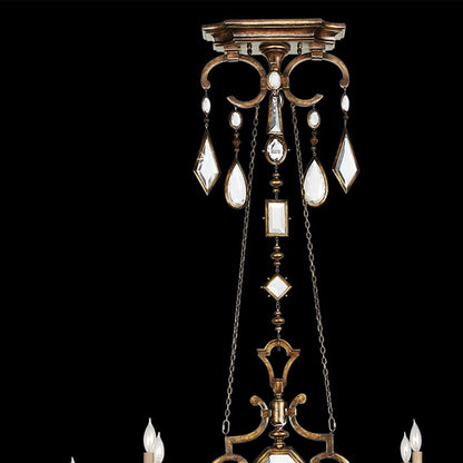 Fine Art Encased Gems 50" Oval Chandelier STK