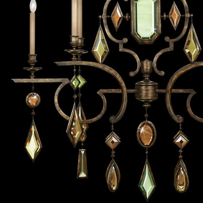 Fine Art Encased Gems 50" Oval Chandelier STK