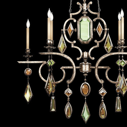 Fine Art Encased Gems 50" Oval Chandelier STK
