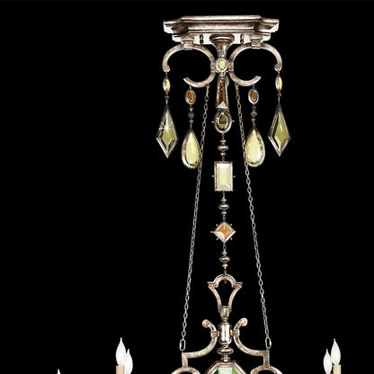 Fine Art Encased Gems 50" Oval Chandelier STK