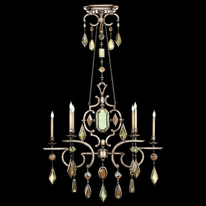 Fine Art Encased Gems 50" Oval Chandelier STK