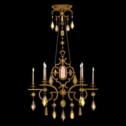 Fine Art Encased Gems 50" Oval Chandelier STK