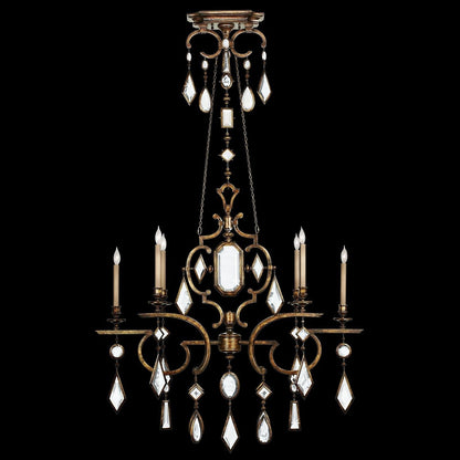 Fine Art Encased Gems 50" Oval Chandelier STK