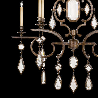 Fine Art Encased Gems 50" Oval Chandelier STK