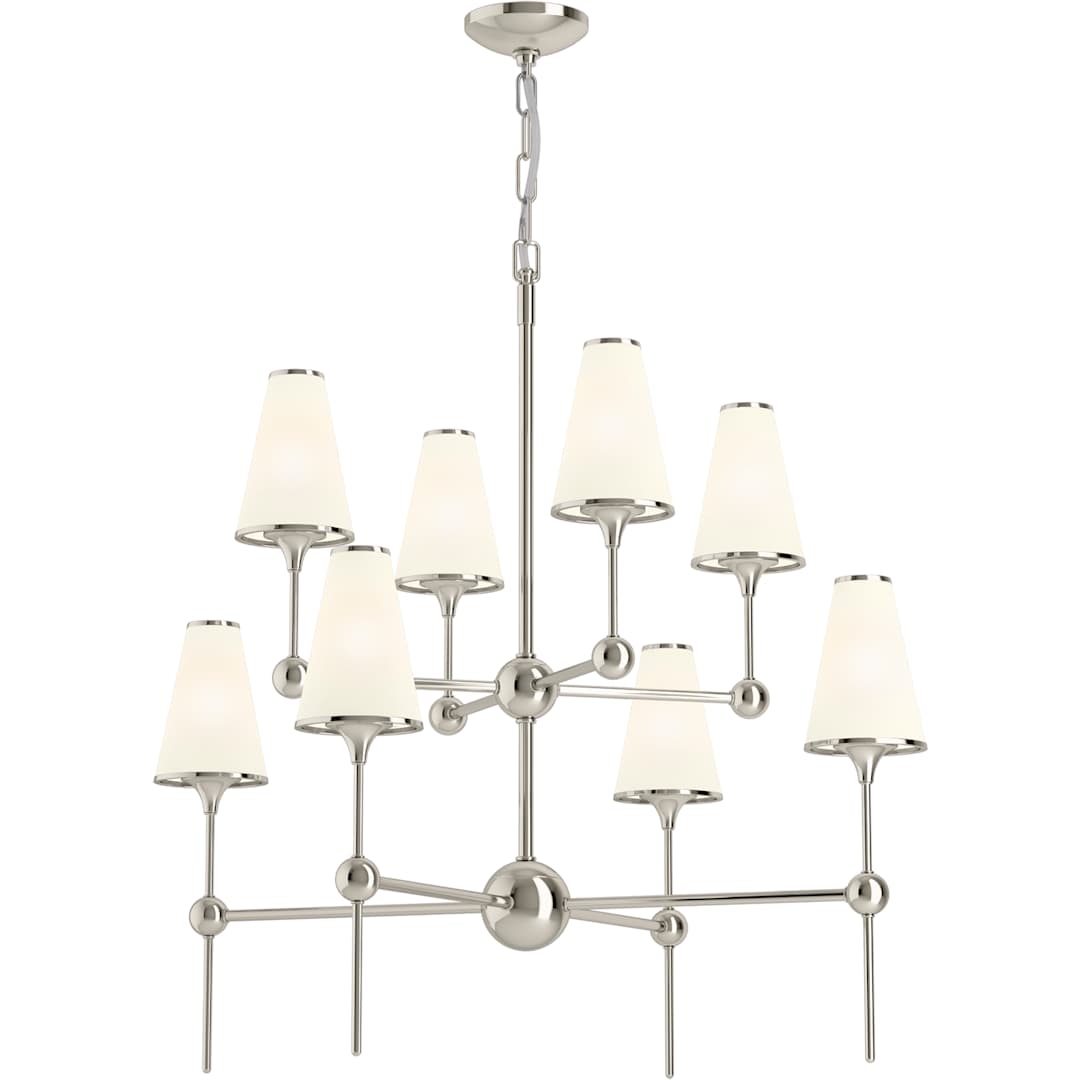 Parohn 8 Light Fabric Shade Chandelier