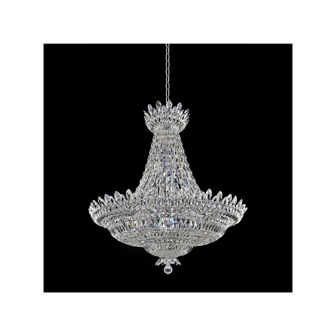 Belluno 32 Light 39-1/2" Wide Crystal Empire Chandelier