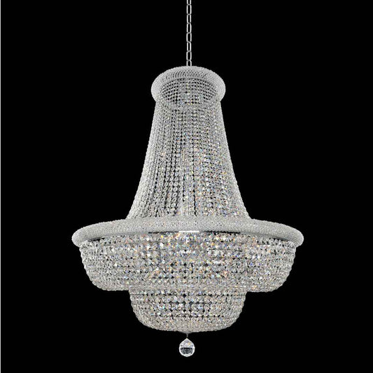 Napoli 33 Light 42" Wide Empire Chandelier with Crystal Accents