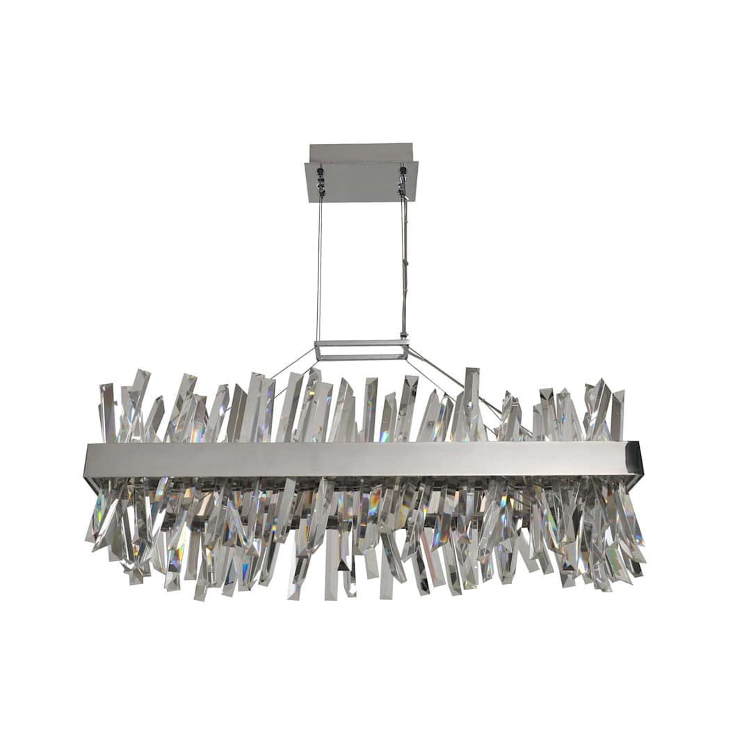Glacier 36" Wide LED Linear Chandelier