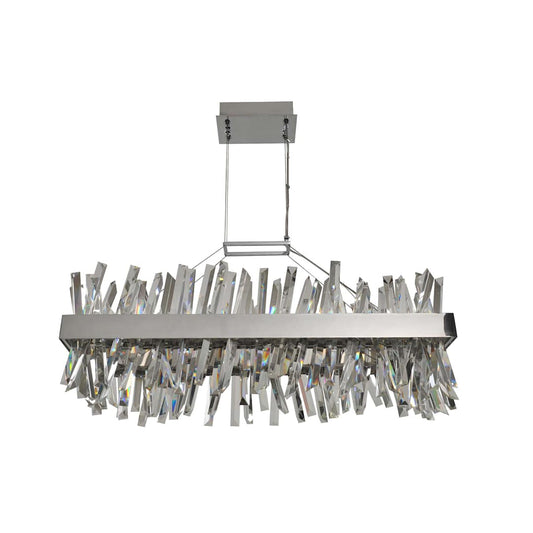 Glacier 36" Wide LED Linear Chandelier