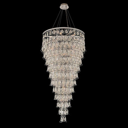 Carmella 36" Wide 13 Tier Waterfall Chandelier with Firenze Crystal