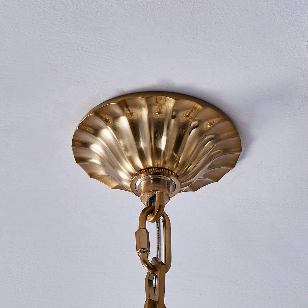 Tulipani 8 Light 38" Wide Crystal Empire Chandelier