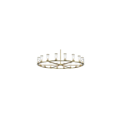 Revolve 18 Light 47" Wide Taper Candle Chandelier