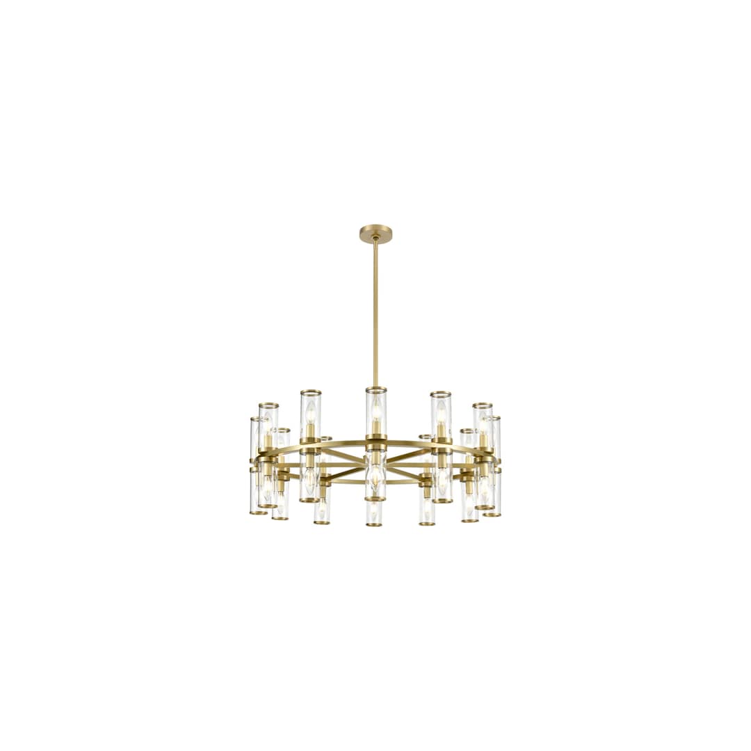 Revolve 24 Light 32" Wide Taper Candle Chandelier
