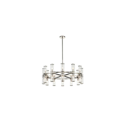 Revolve 24 Light 32" Wide Taper Candle Chandelier