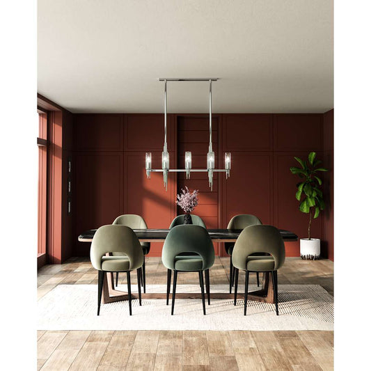 Torres 2" Wide Linear Chandelier