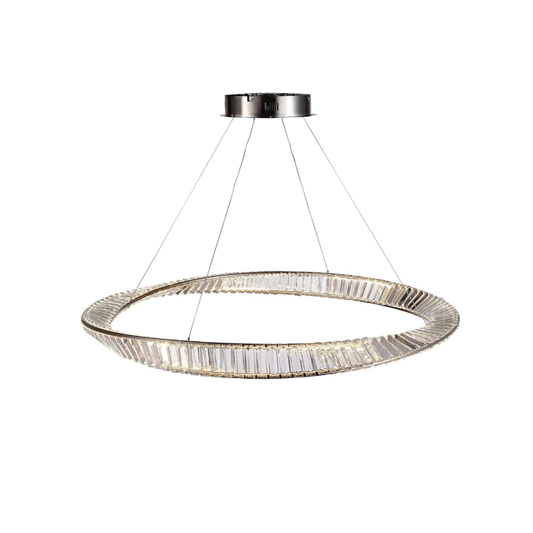Stella 40" Wide Crystal Ring Chandelier