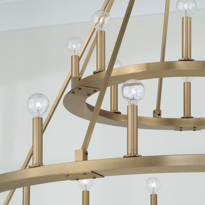 Pearson 24 Light 48" Wide Taper Candle Style Chandelier