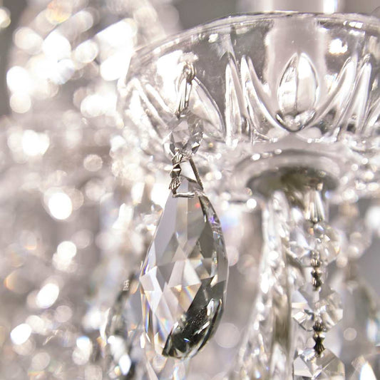 Traditional Crystal 10 Light 26" Wide Crystal Chandelier with Swarovski Strass Crystal Accents