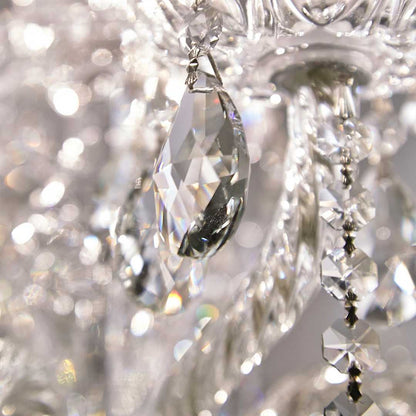 Traditional Crystal 12 Light 31" Wide Crystal Chandelier with Swarovski Strass Crystal Accents