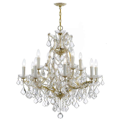 Maria Theresa 13 Light 29" Wide Crystal Chandelier with Swarovski Spectra Crystal Accents