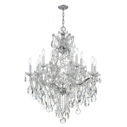 Maria Theresa 13 Light 28" Wide Crystal Chandelier with Swarovski Spectra Crystal Accents