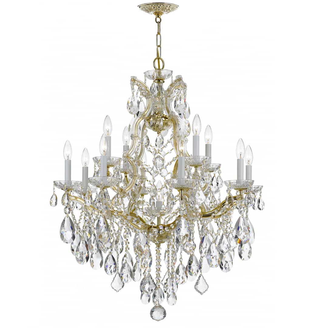 Maria Theresa 13 Light 28" Wide Crystal Chandelier with Swarovski Spectra Crystal Accents