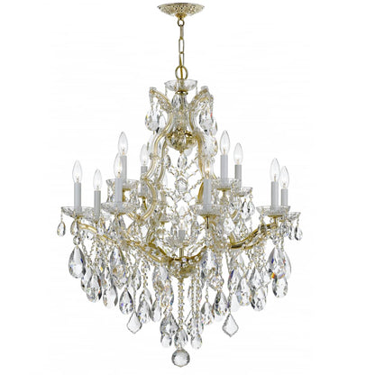 Maria Theresa 13 Light 28" Wide Crystal Chandelier with Swarovski Spectra Crystal Accents