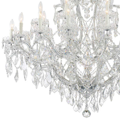 Maria Theresa 25 Light 46" Wide Crystal Chandelier with Swarovski Strass Crystal Accents