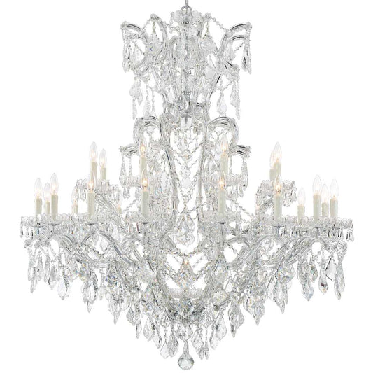 Maria Theresa 25 Light 46" Wide Crystal Chandelier with Swarovski Spectra Crystal Accents