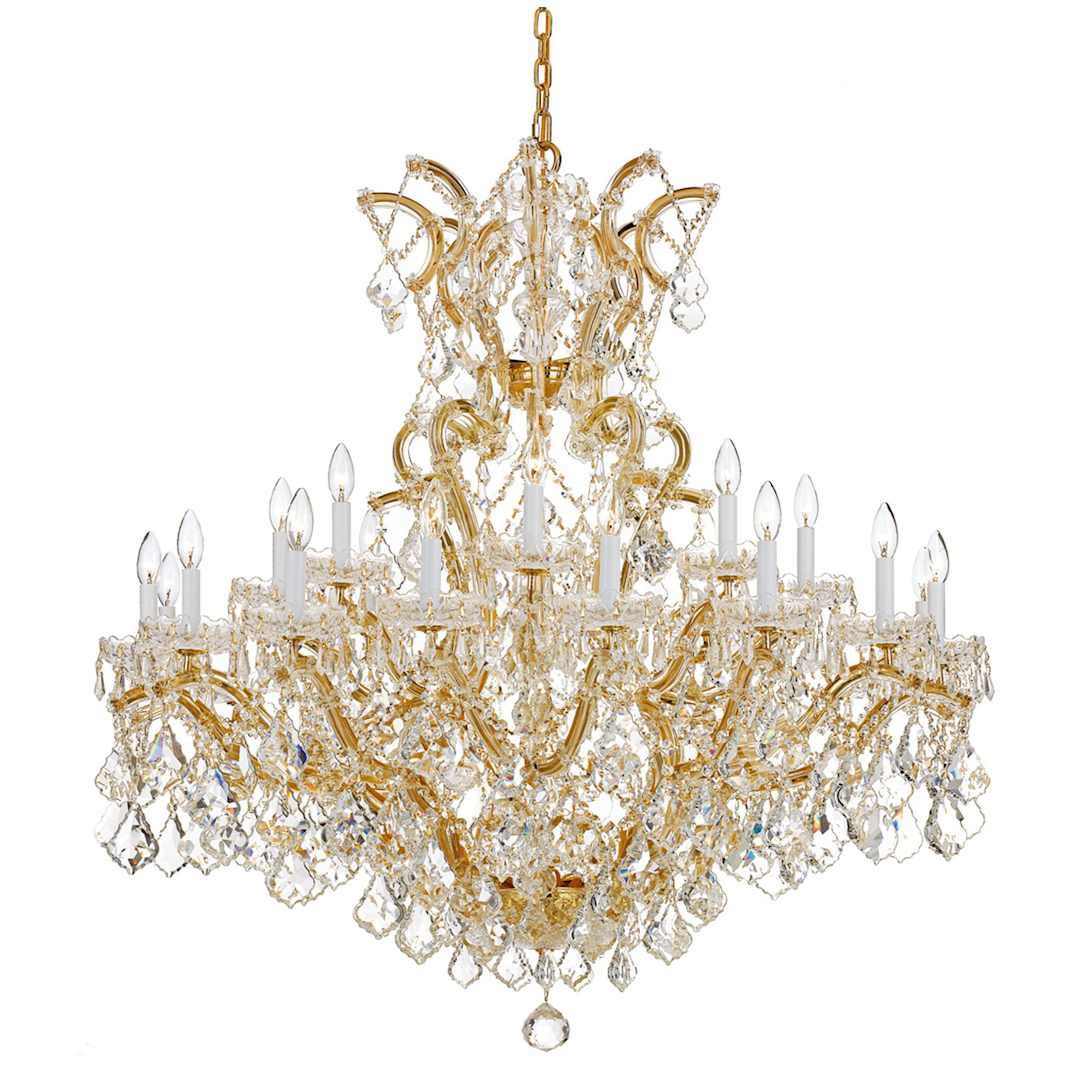 Maria Theresa 25 Light 46" Wide Crystal Chandelier with Swarovski Spectra Crystal Accents