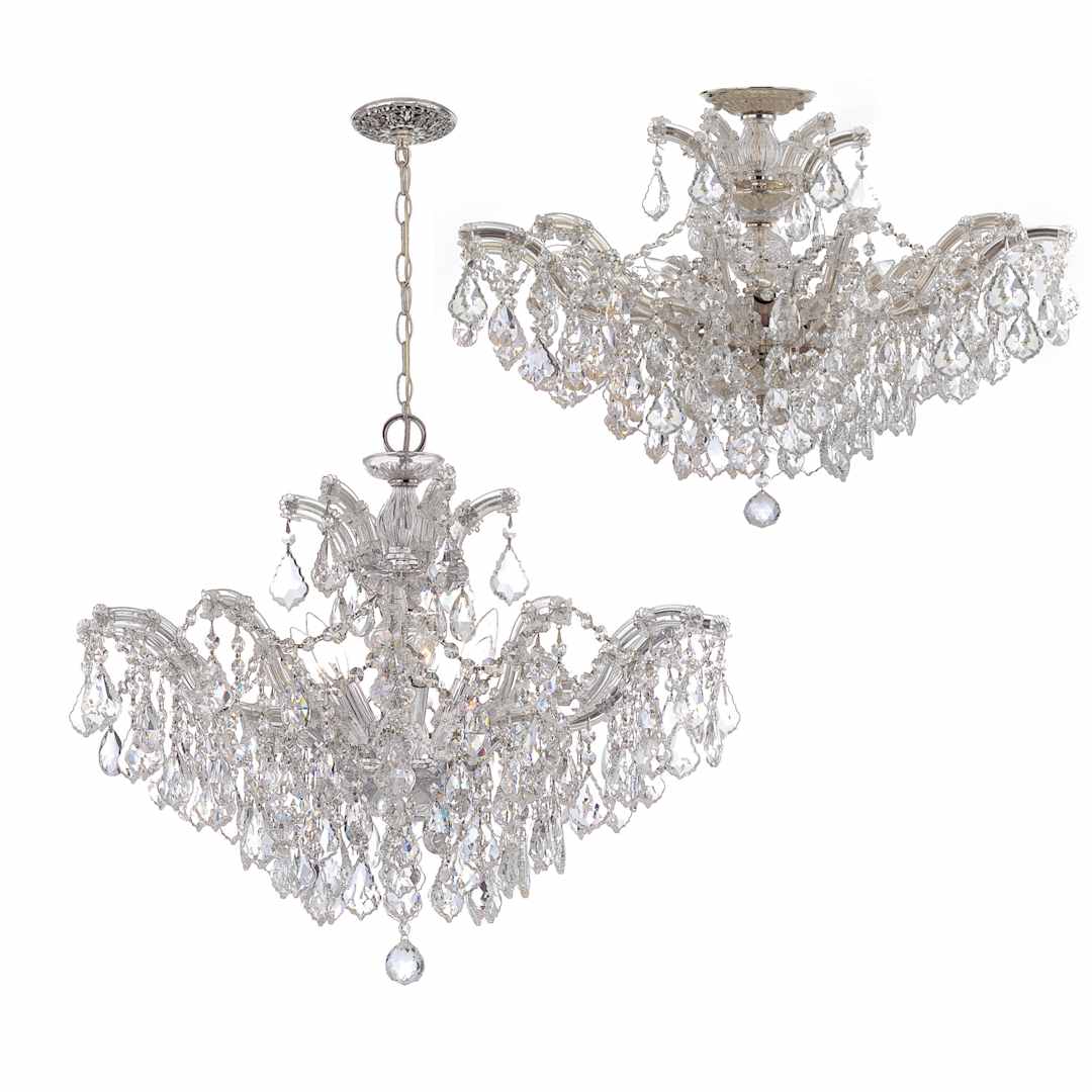 Maria Theresa 6 Light 27" Wide Crystal Chandelier with Swarovski Spectra Crystal Accents