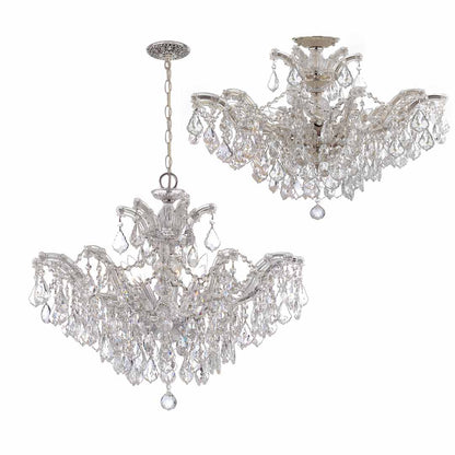 Maria Theresa 6 Light 27" Wide Crystal Chandelier with Swarovski Spectra Crystal Accents