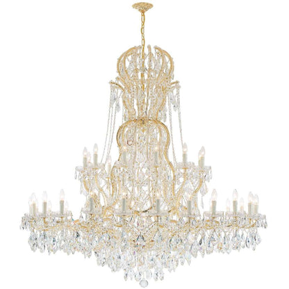 Maria Theresa 37 Light 64" Wide Crystal Chandelier with Swarovski Spectra Crystal Accents