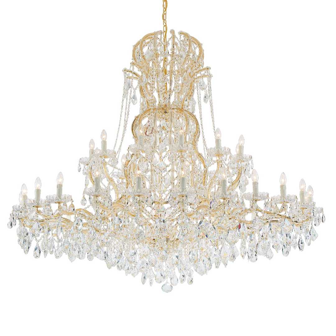 Maria Theresa 37 Light 64" Wide Crystal Chandelier with Swarovski Spectra Crystal Accents