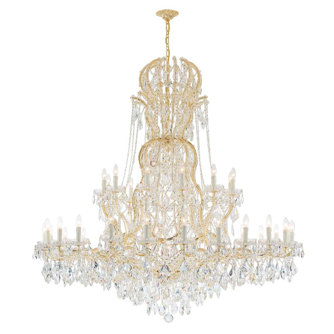 Maria Theresa 37 Light 64" Wide Crystal Chandelier with Swarovski Spectra Crystal Accents