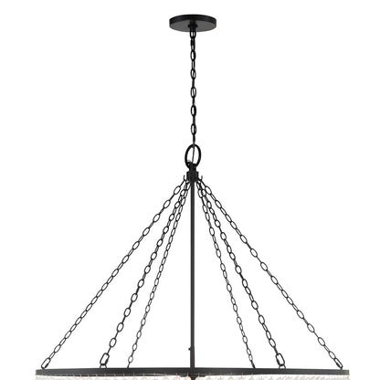 Rylee 15 Light 49" Wide Beaded Waterfall Chandelier