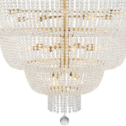 Rylee 32 Light 60" Wide Beaded Waterfall Chandelier