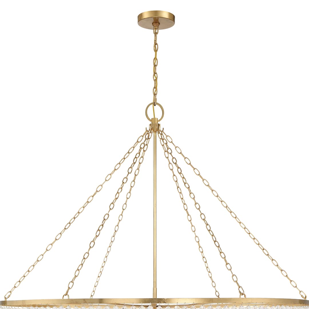 Rylee 32 Light 60" Wide Beaded Waterfall Chandelier