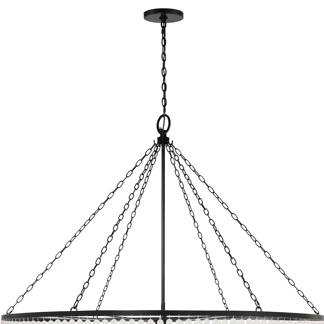 Rylee 32 Light 60" Wide Beaded Waterfall Chandelier