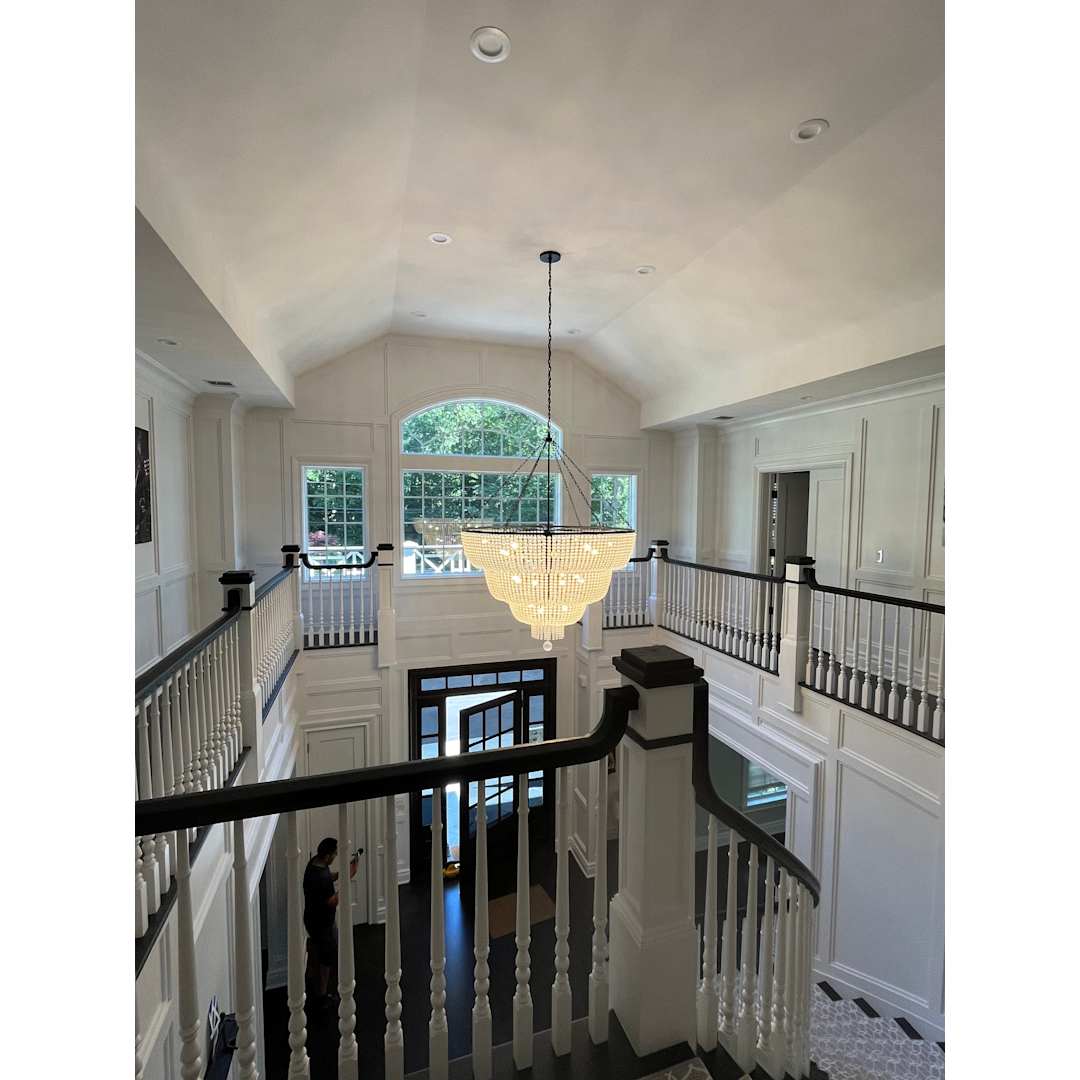 Rylee 32 Light 60" Wide Beaded Waterfall Chandelier
