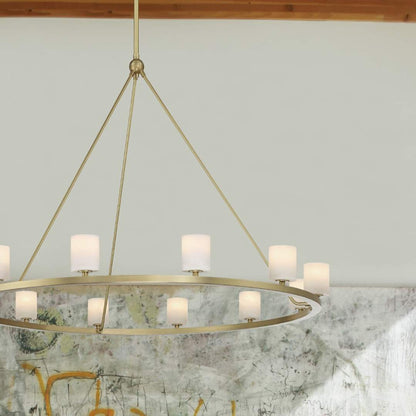 Aragon 12 Light 47" Wide LED Ring Chandelier