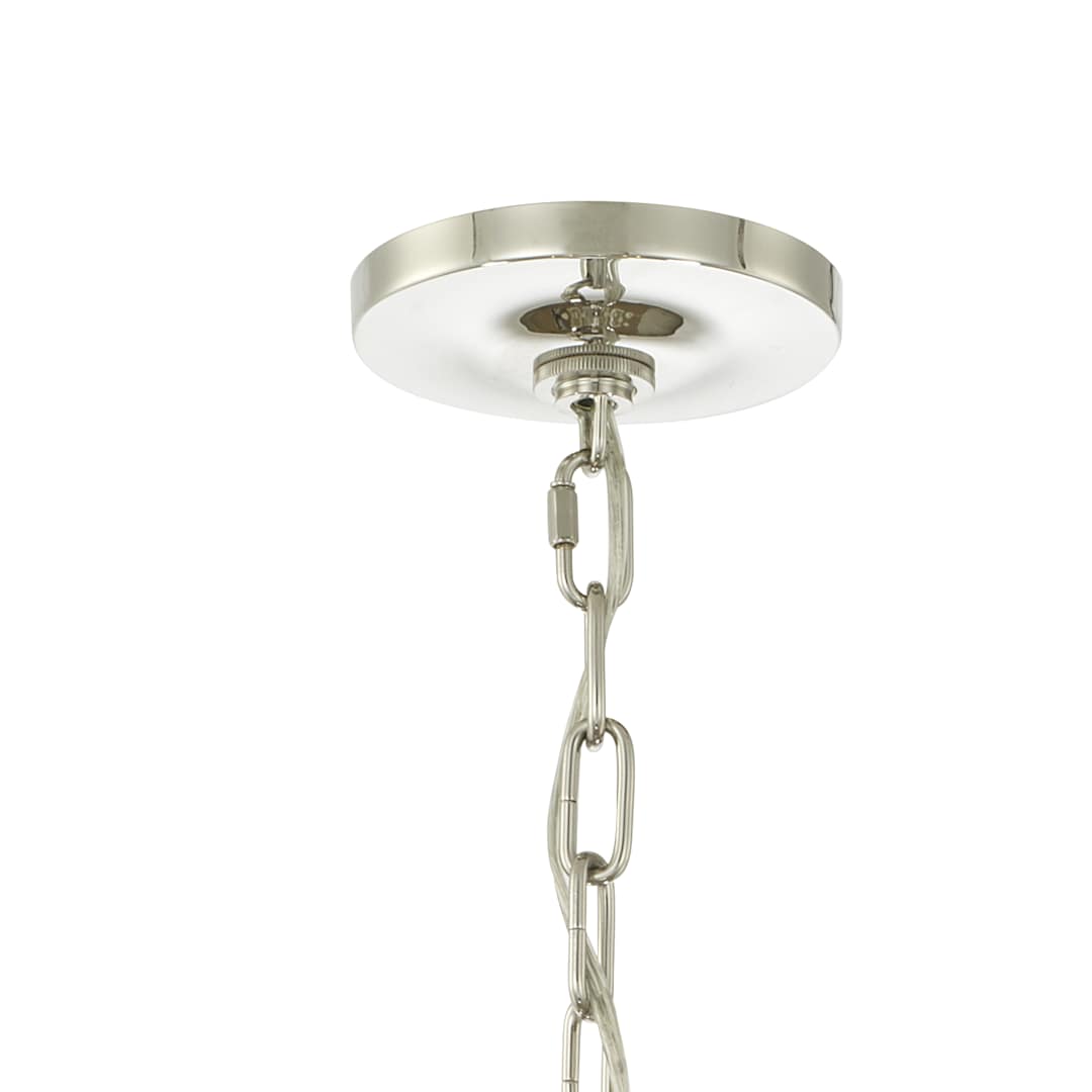 Bolton 8 Light 25" Wide Crystal Drum Chandelier with Faceted Crystal Accents